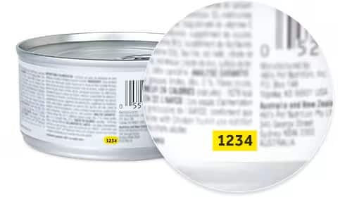 Canned product example